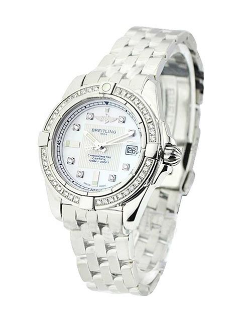 Breitling Galactic 32 Mop Diamond a71356la/a708 